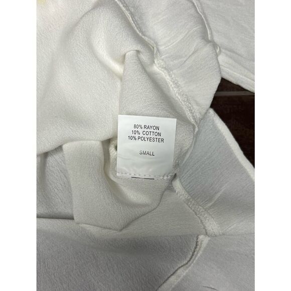 Judith March oversized low shoulder daisy top sz small - Picture 5 of 8